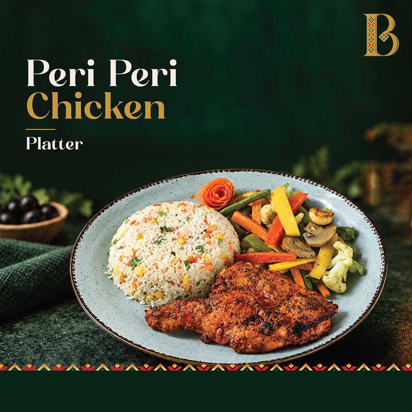 Fried Rice with Peri Peri Chicken